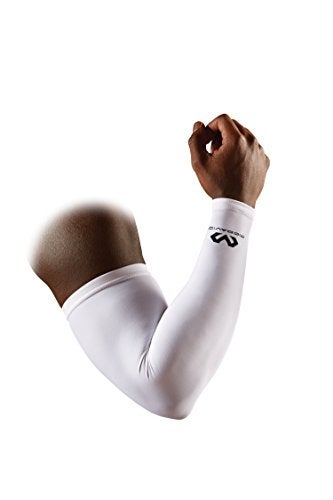McDavid Compression Arm Sleeves Pair White Medium